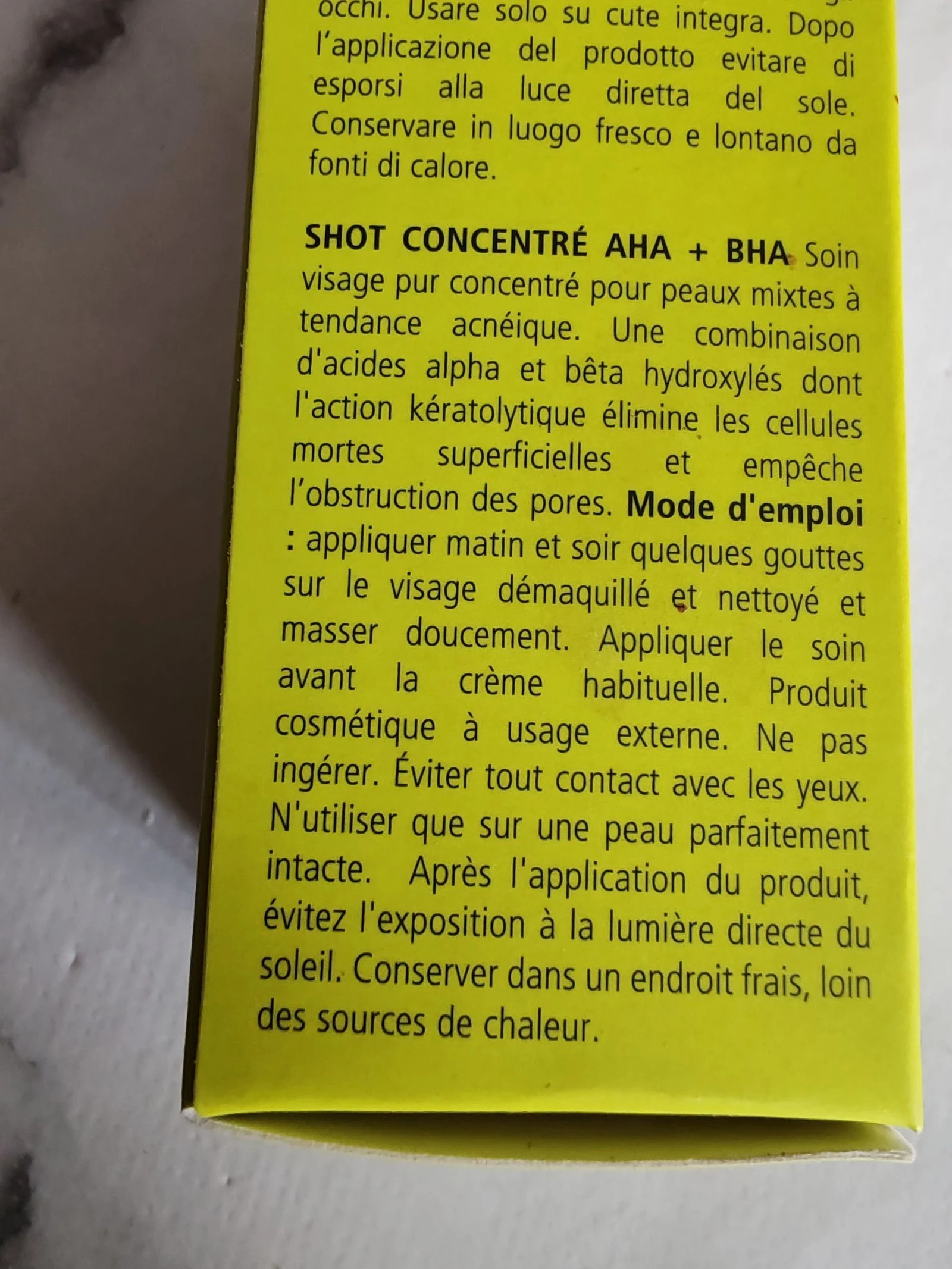 Shot concentrado AHA + BHA skin Labo – photo 2